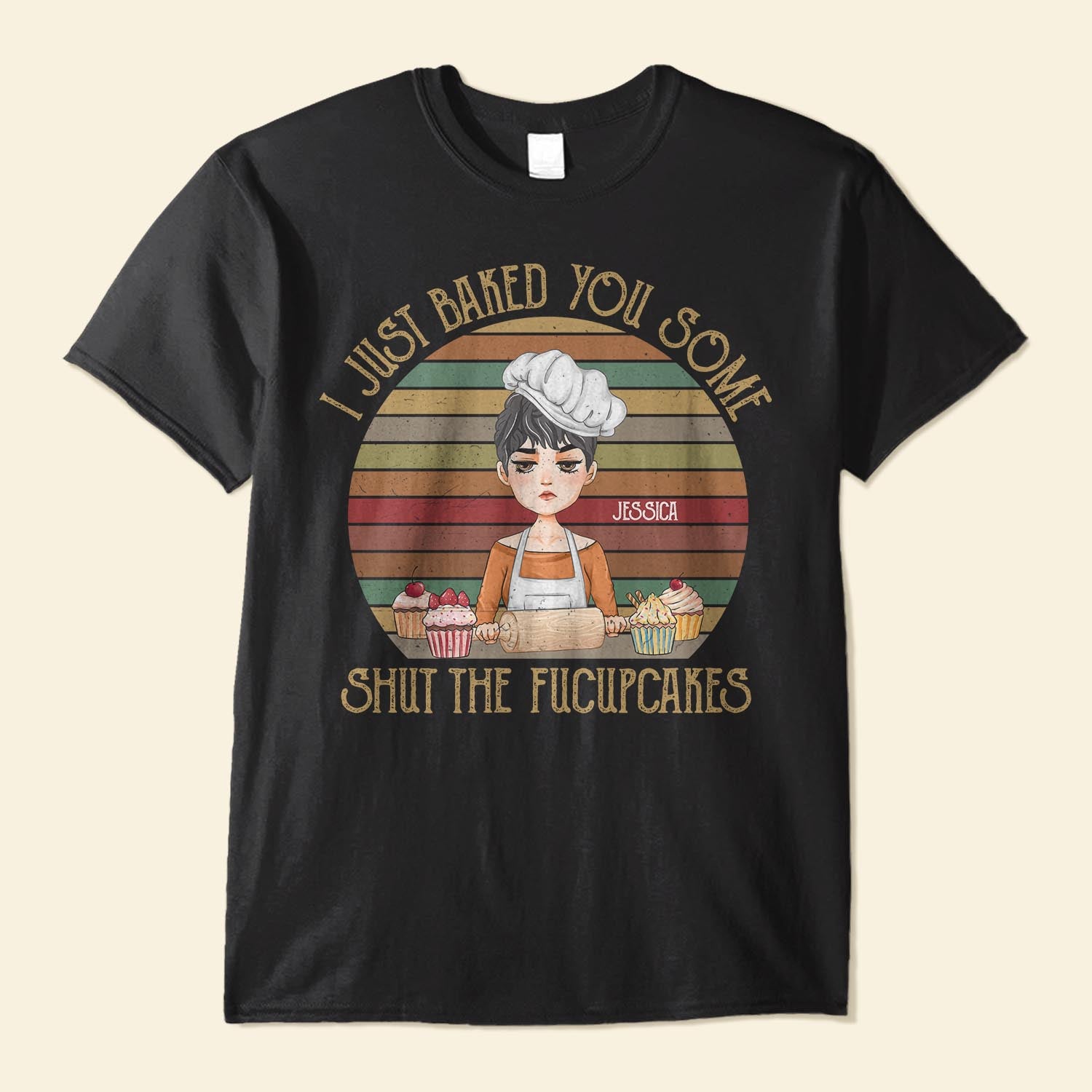 Shut The Fucupcakes  - Personalized Shirt - Gift For Bakers 
