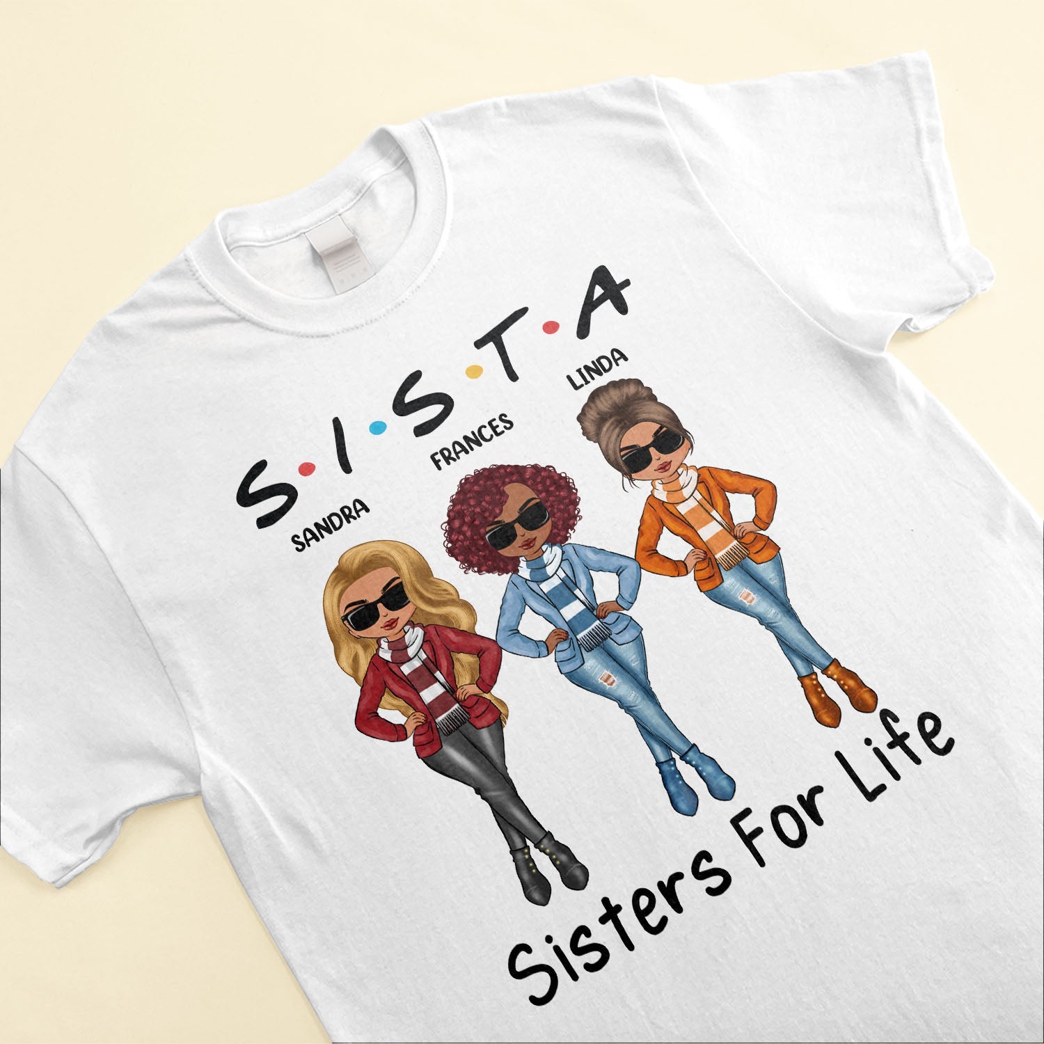 Sista - Personalized Shirts - Gifts For Black Girls