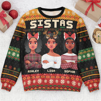 Sistas Christmas - Personalized Ugly Sweater