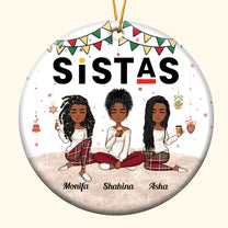 Sistas Forever - Personalized Friends Ornament