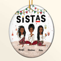 Sistas Forever - Personalized Friends Ornament