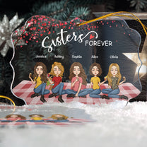 Sisters Forever 2 - Limited Version - Personalized Acrylic Ornament