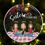Sisters Forever 2026 - Personalized Circle Acrylic Ornament