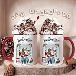 Sisters Forever Friendship Christmas - Personalized Accent Mug
