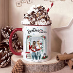 Sisters Forever Friendship Christmas - Personalized Accent Mug
