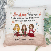 Sisters Forever Hug This Pillow - Personalized Pillow (Insert Included)