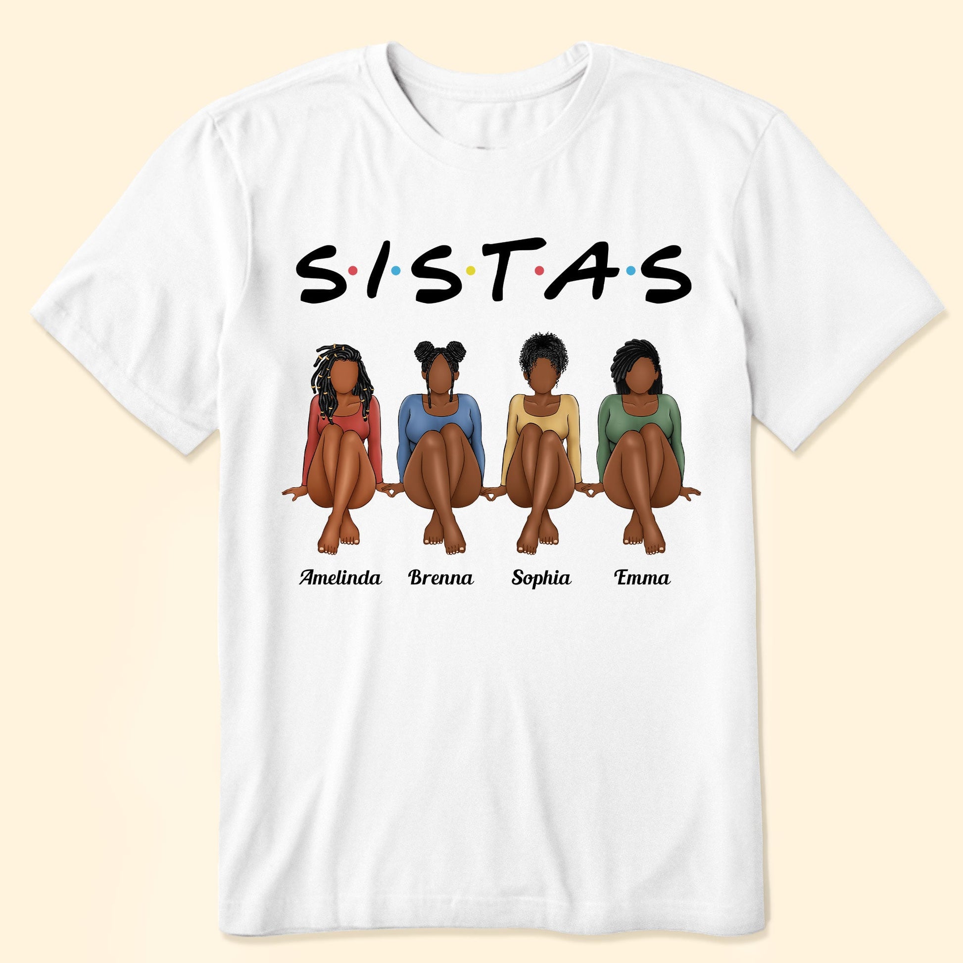 Sisters Forever New Version - Personalized Shirt