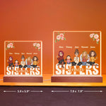 Sisters Forever - Personalized LED Light