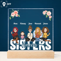 Sisters Forever - Personalized LED Light