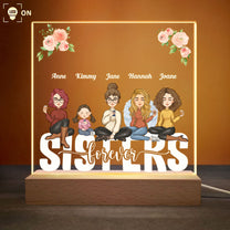 Sisters Forever - Personalized LED Light