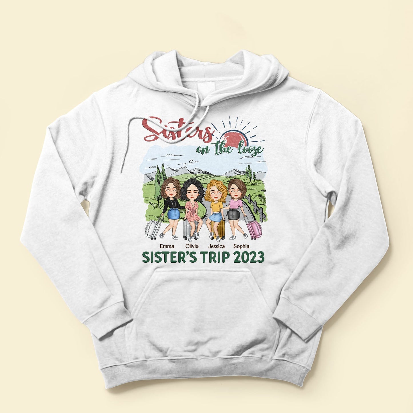 Sisters On The Loose - Personalized Shirt