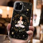 Sky Above, Earth Below, Peace Within - Personalized Clear Phone Case