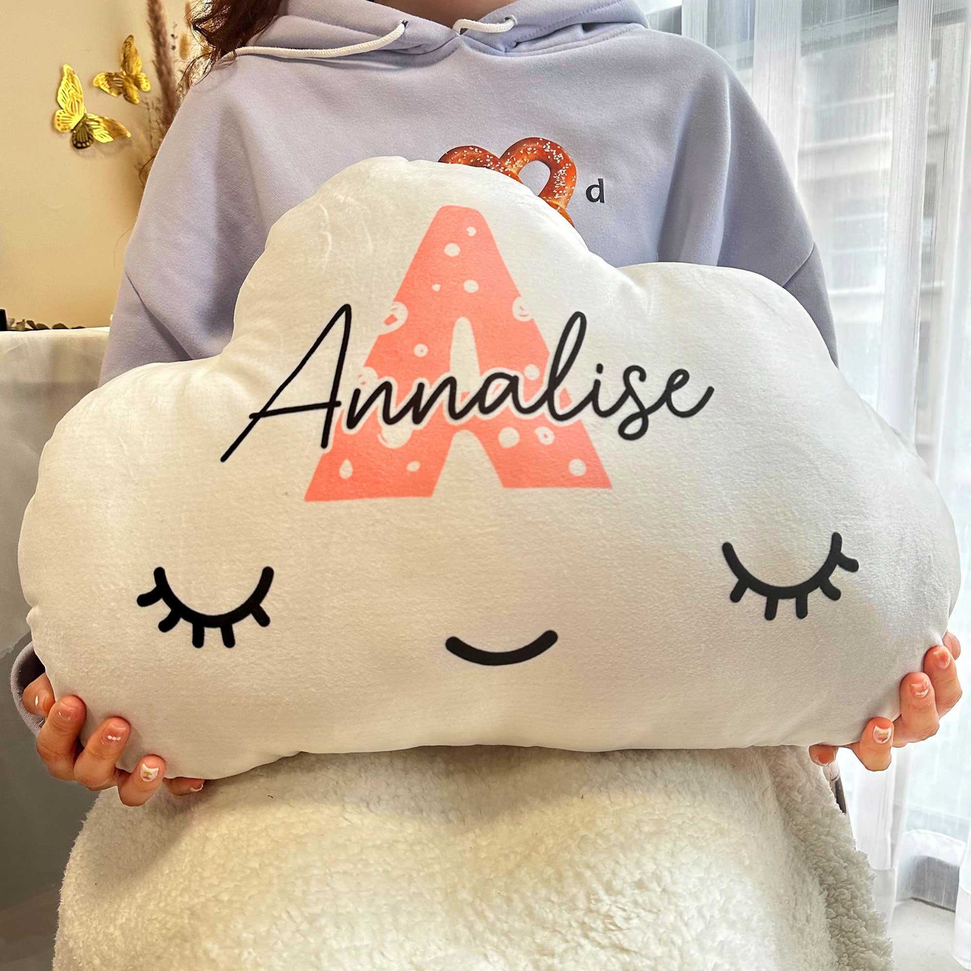 Sleeping Cloud - Personalized Custom Shaped Pillow