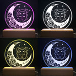 Sleeping On The Moon - Personalized LED Light