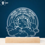 Smart Kind Brave Unicorn - Personalized LED Light