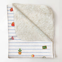 Smart Loved Brave Confident - Personalized Kid Blanket