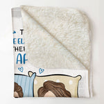 Snoring Loud Beside Me - Personalized Blanket - Anniversary, Valentine, New Year Gift For Couple, Husband, Wife, Lover, Boyfriend, Girlfriend 