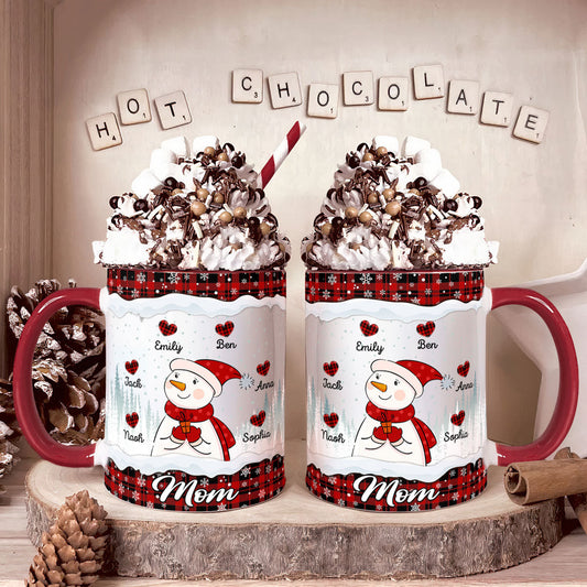 Snowmom - Personalized Accent Mug