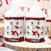 Snowmom - Personalized Accent Mug