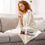 Snuggle Blanket - Personalized Blanket - Anniversary, Valentine, Christmas, New Year Gift For Husband, Wife, Lover, Boyfriend, Girlfriend