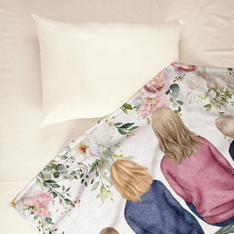 Snuggle This Blanket - It Reminds How Much We Love You  - Personalized Blanket - Birthday, Mother's Day Gift For Mom, Mother, Mama