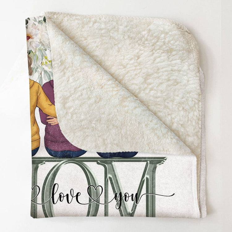 Snuggle This Blanket - It Reminds How Much We Love You  - Personalized Blanket - Birthday, Mother's Day Gift For Mom, Mother, Mama