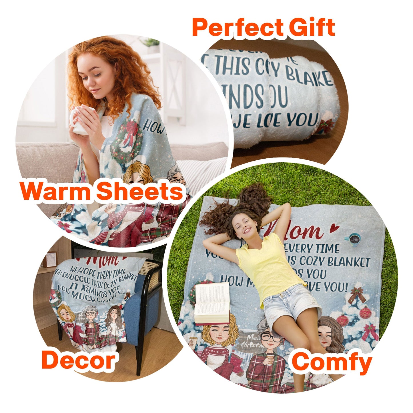 Snuggle This Cozy Blanket - Personalized Blanket - Christmas, New Year Gift For Mom, Mother, Mama