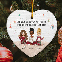 So My Darling Are You - Personalized Heart Shaped Ceramic Ornament