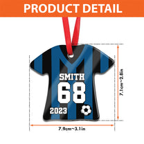 Soccer Uniform - Personalized Ceramic Ornament