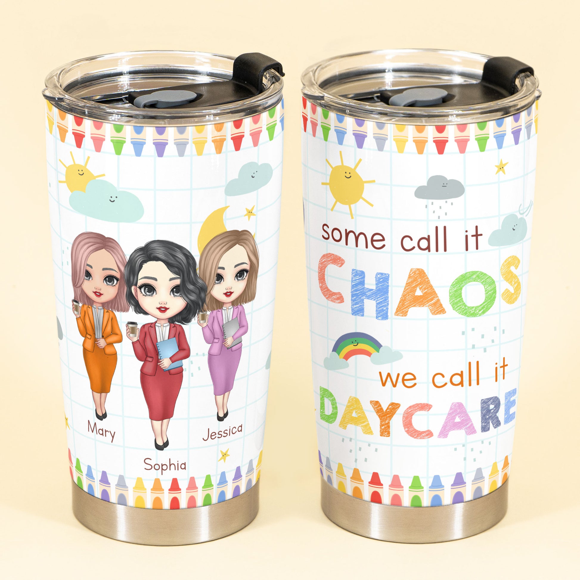 Work Made Us Colleagues - Personalized Tumbler Cup - Birthday Gift For –  Macorner