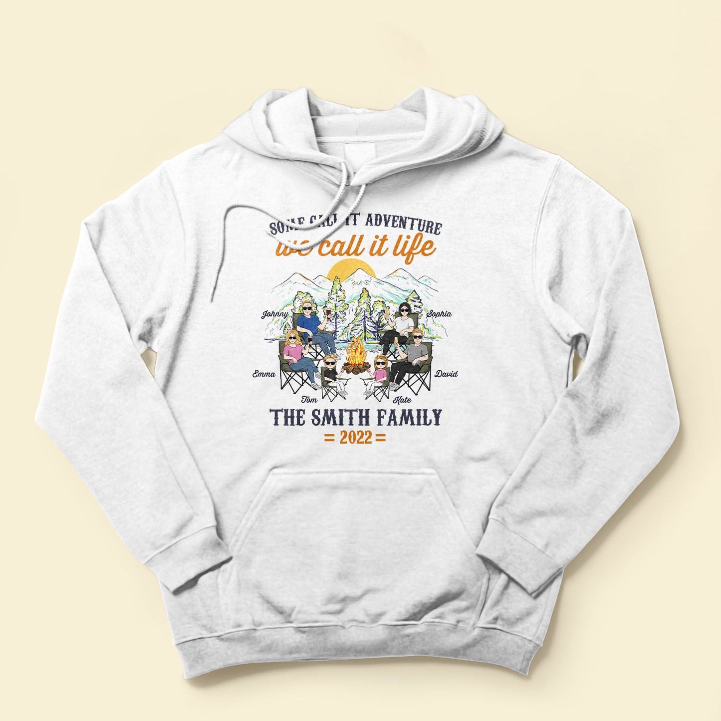 Some Call It Adventure We Call It Life - Personalized Shirt - Anniversary, Birthday Gift For Camper ,Family Camping Trip