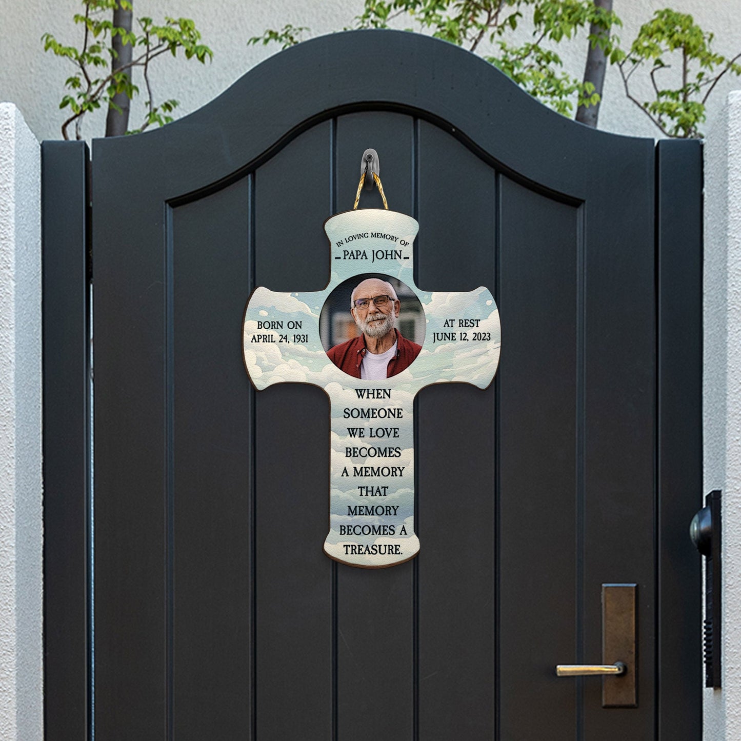 Someone We Love Becomes A Memory - Personalized Wood Sign