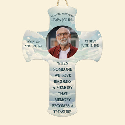 Someone We Love Becomes A Memory - Personalized Wood Sign