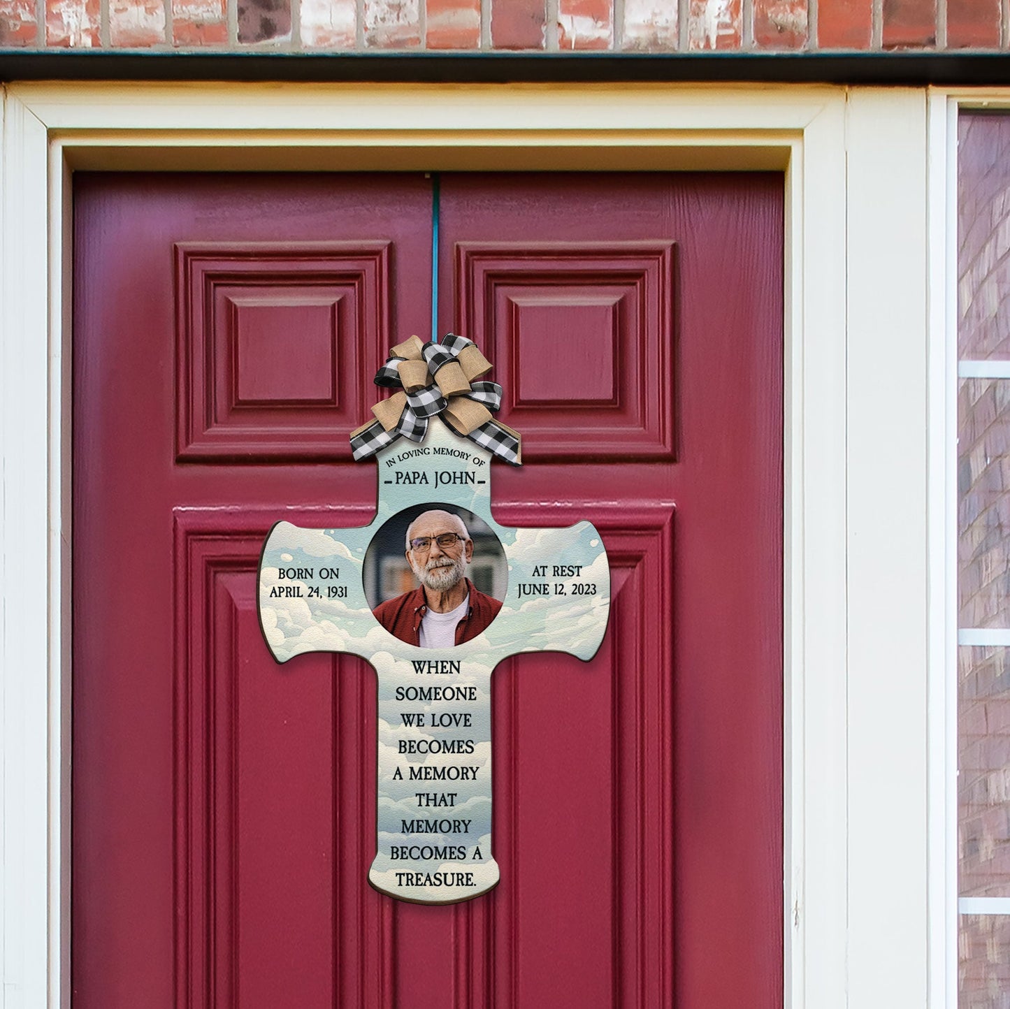 Someone We Love Becomes A Memory - Personalized Wood Sign