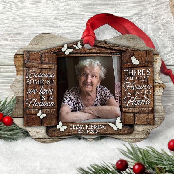 Someone We Love Is In Heaven - Personalized Aluminum Ornament - Memori ...