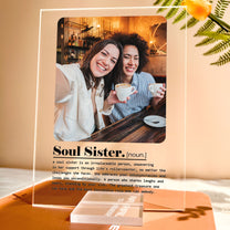 Soul Sister Definition - Personalized Acrylic Photo Plaque