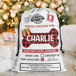 Special Delivery For Good Dog - Personalized Christmas Sack