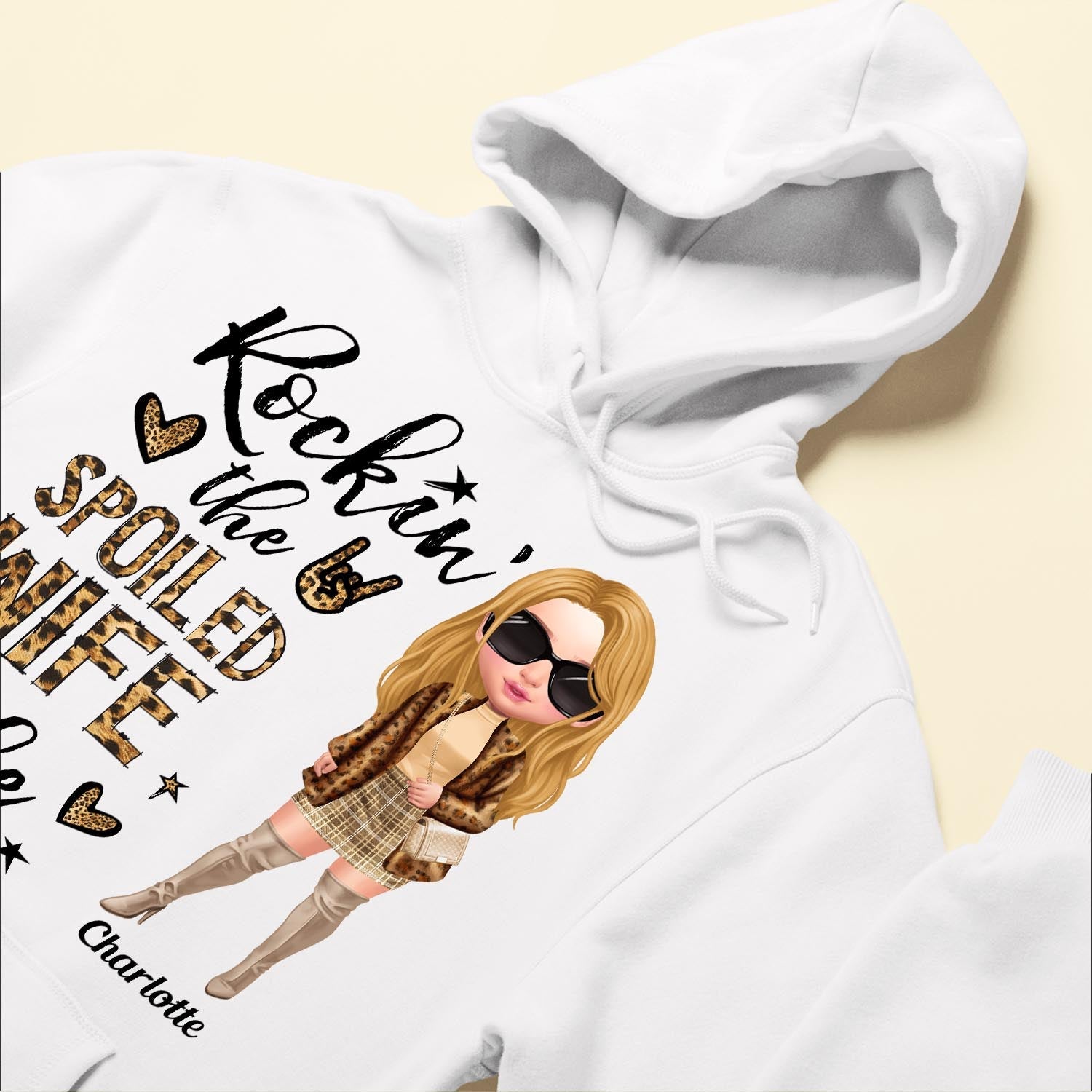 Rockin the spoiled wife 2025 life hoodie