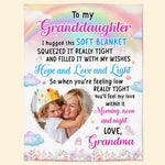 Squeezed This Blanket Really Tight - Personalized Photo Blanket
