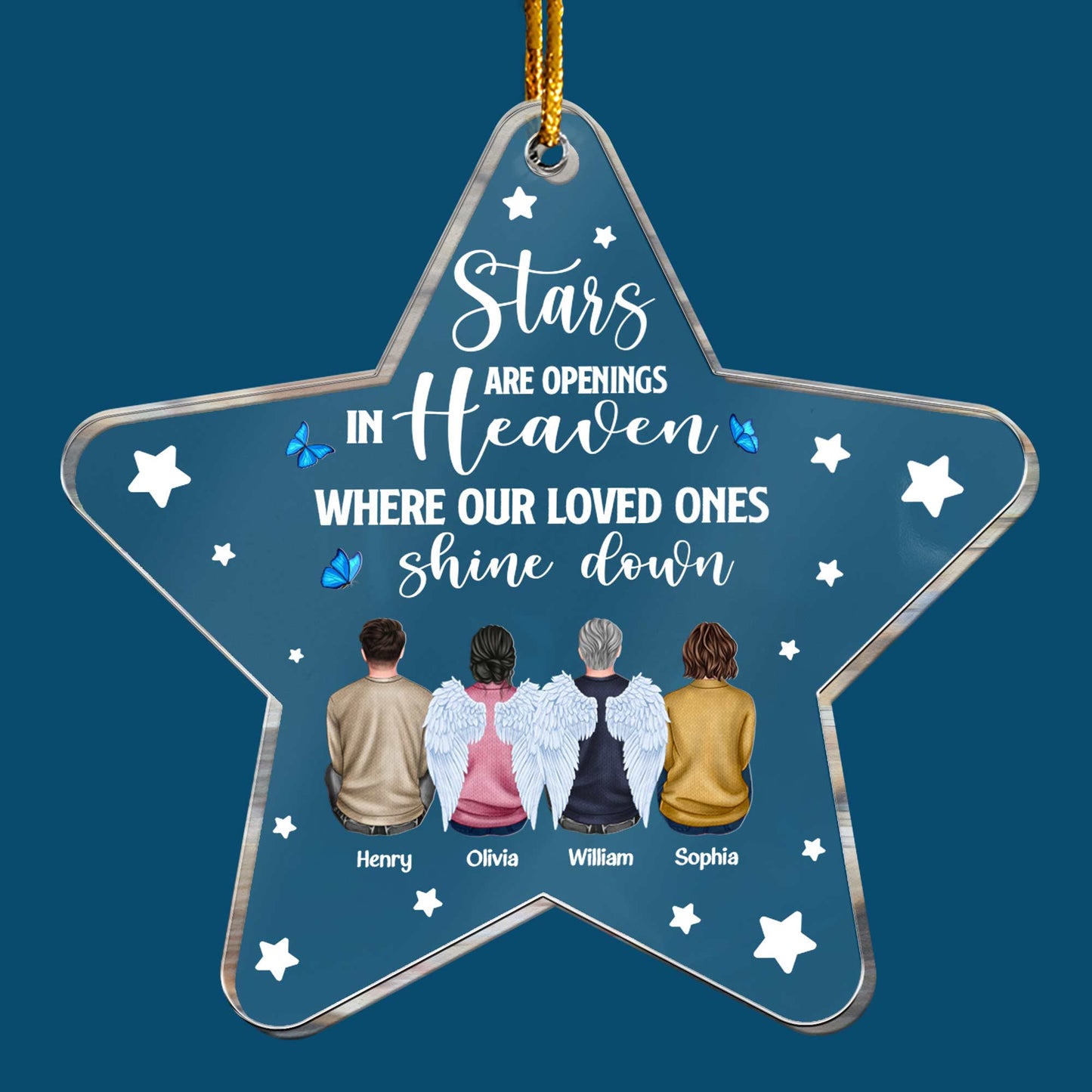 Stars Are Openings In Heaven - Personalized Acrylic Ornament