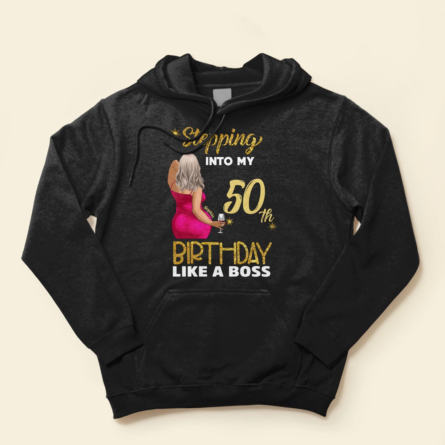 Stepping In To 50th Birthday Like A Boss - Personalized Shirt - Birthday Gift For Family And Friends