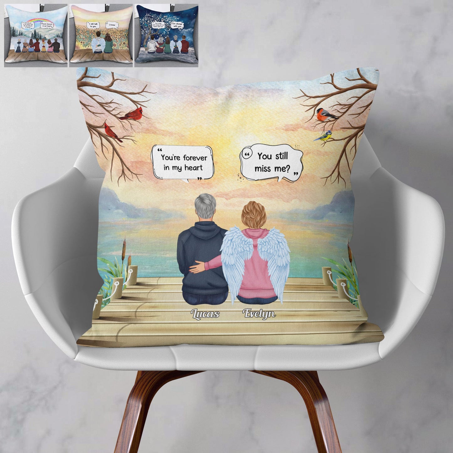 Still Miss Me? - Personalized Pillow - Memorial, Loving Gift For Family With Loss Ones, Siblings, Parents, Children, Grandkids