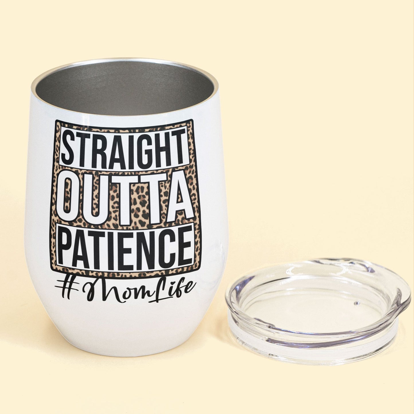 Straight Outta Patience Mom Life - Personalized Shirt - Birhtday Gift, Mother's Day Gift, Funny Gift For Mom, Wife