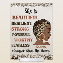 Stronger Than The Storm - Personalized Acrylic Plaque