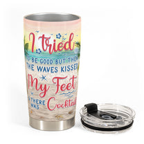 Summer Beach - I Tried To Be Good - Personalized Tumbler Cup - Birthday, Funny, Summer, Vacation Gift For Her, Girl, Woman, Beach Lovers, Nature Lover 