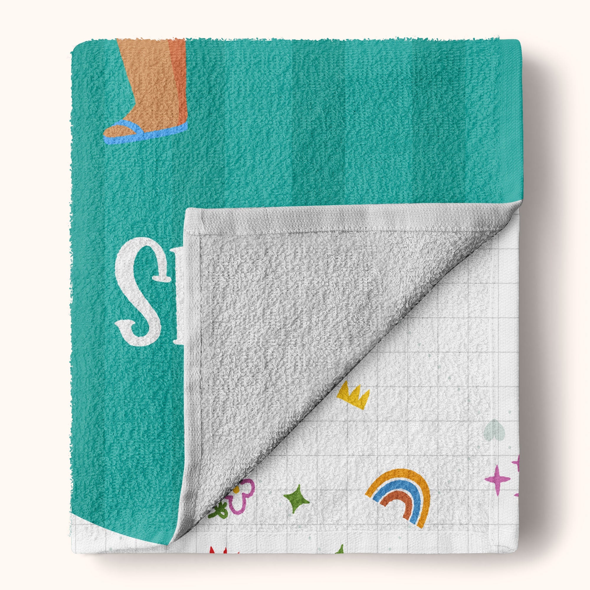 Summer Kid - Personalized Beach Towel