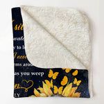 Sunflower Memorial - Personalized Photo Blanket