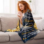 Sunflower Memorial - Personalized Photo Blanket