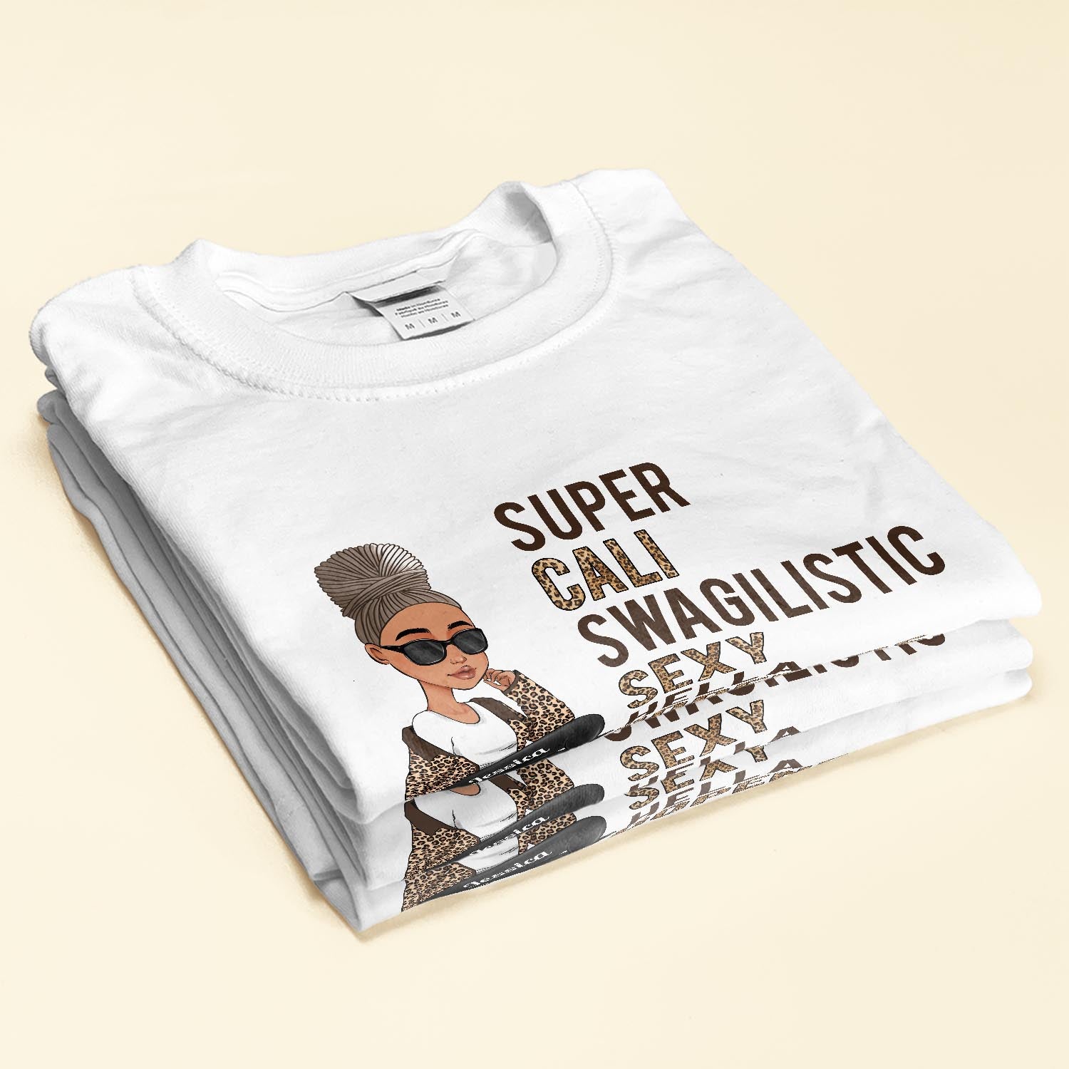 Super Cali Swagalistic - Personalized Shirt - Birthday Gift For Black Girl, Black Woman - Sassy Girl