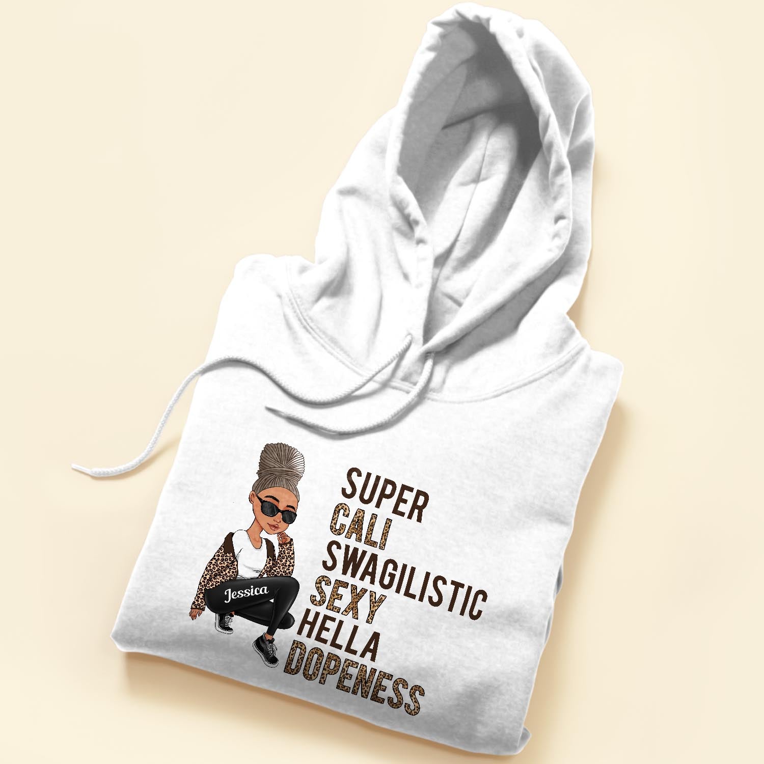 Super Cali Swagalistic - Personalized Shirt - Birthday Gift For Black Girl, Black Woman - Sassy Girl